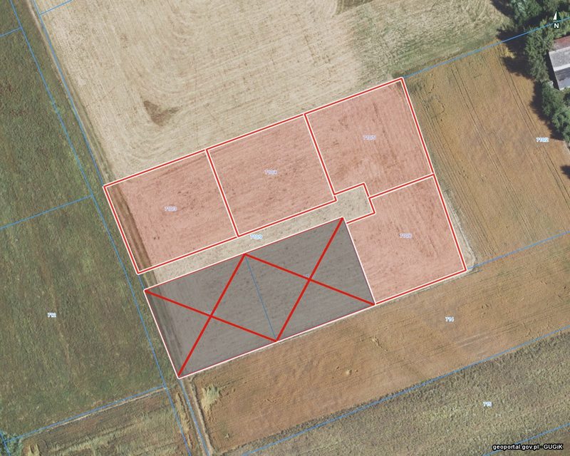Działka na sprzedaż 961 m²: Działki na sprzedaż w Zbylutowie