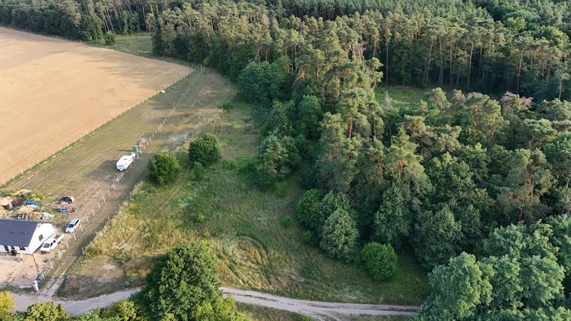 Działka na sprzedaż 891 m²: Działki budowlane przy lesie w Kłosowie, 7 km od Mieszkowic