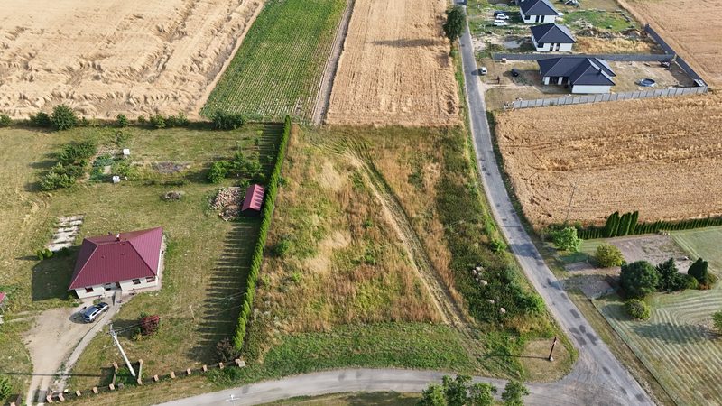 Działka na sprzedaż 1 418 m²: Dwie działki rolne przy asfaltowej drodze w Zielinie, 7 km od Mieszkowic