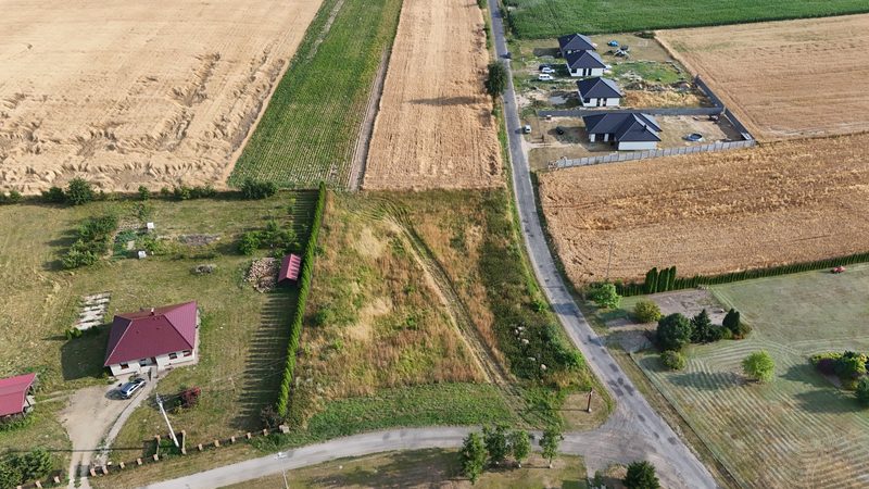 Działka na sprzedaż 1 418 m²: Dwie działki rolne przy asfaltowej drodze w Zielinie, 7 km od Mieszkowic