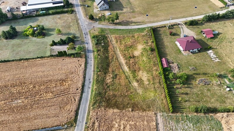 Działka na sprzedaż 1 418 m²: Dwie działki rolne przy asfaltowej drodze w Zielinie, 7 km od Mieszkowic