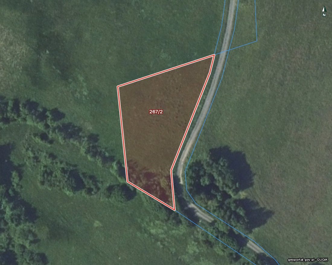 Działka rolna pod Świeradowem-Zdrojem w Kamieniu, 4 km od Mirska