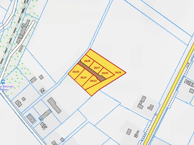 Działka na sprzedaż 579 m²: Siedem działek budowlanych z drogą wewnętrzną w Renicach, 7 km od Lipian