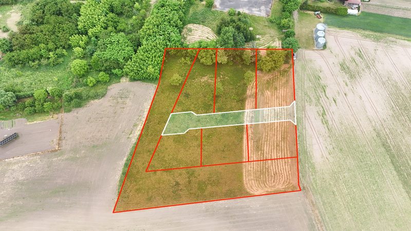 Działka na sprzedaż 579 m²: Siedem działek budowlanych z drogą wewnętrzną w Renicach, 7 km od Lipian