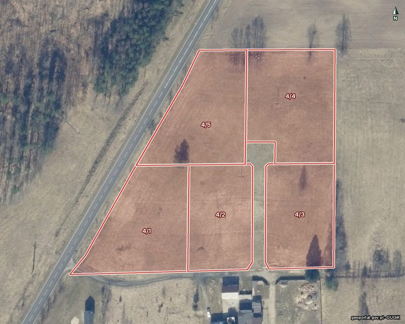 Działka na sprzedaż 2 535 m²: Działki budowlane na sprzedaż w Żydowie