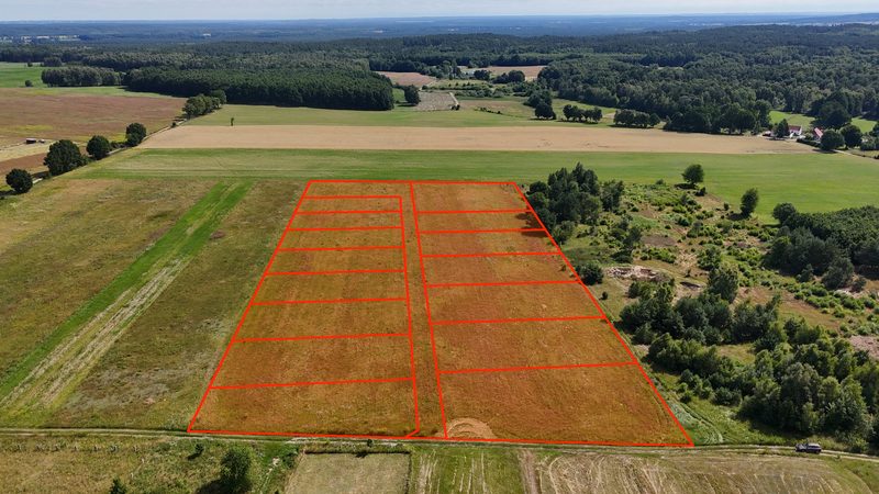 Działka na sprzedaż 1 123 m²: Działki budowlane na sprzedaż w Bolkowo, 13 km od Połczyna-Zdroju