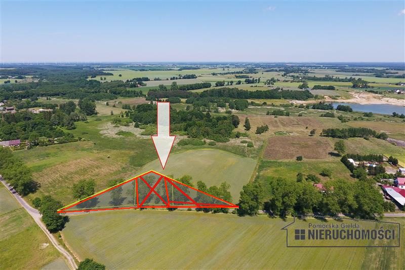 Działki budowlane przy asfalcie w Świeciu Kołobrzeskim, 16 km od Gościna