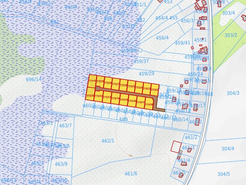 Działka na sprzedaż 703 m²: Działki budowlane na sprzedaż w Parsęcku, 9 km od Szczecinka