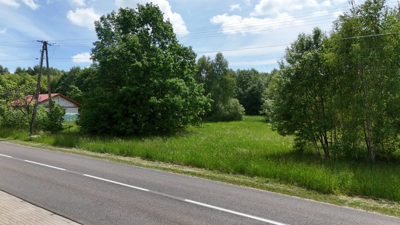 Działka na sprzedaż 1 291 m²: Dziewięć działek budowlanych przy asfalcie w Warninie, 8 km od Tychowa