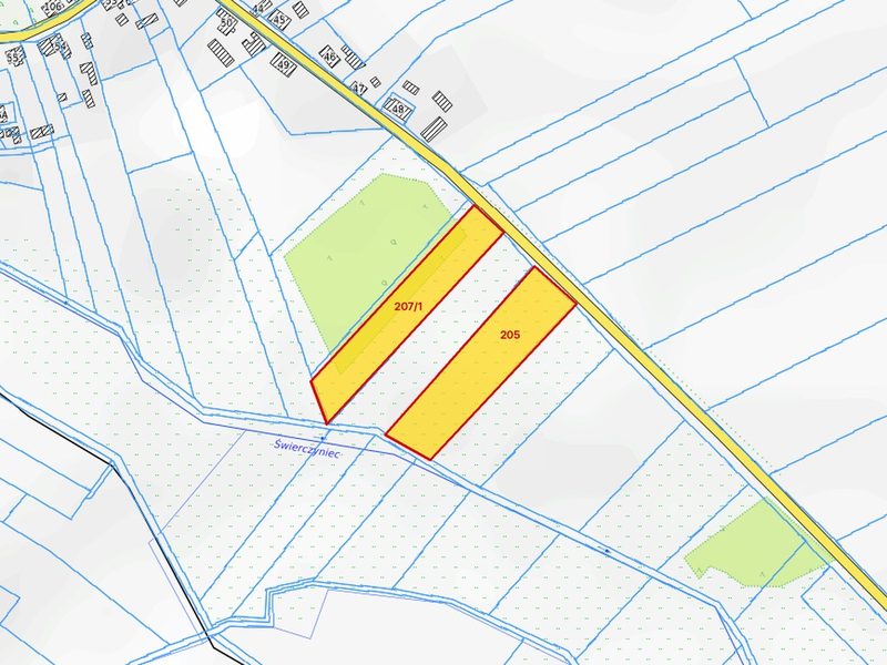 Działka na sprzedaż 5 100 m²: Działki budowlane na sprzedaż w Świerczynie