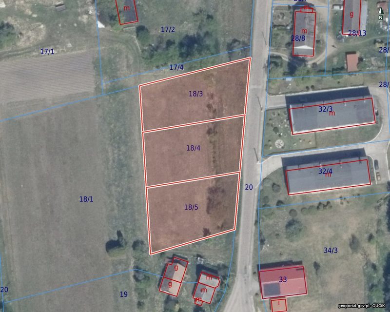 Działka na sprzedaż 1 025 m²: Trzy działki budowlane przy asfalcie w Ząbrowie, 18 km od Świdwina